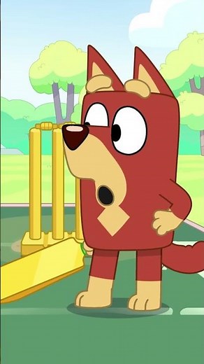 Rusty's Cricket Game 🏏 | Bluey #ytshorts