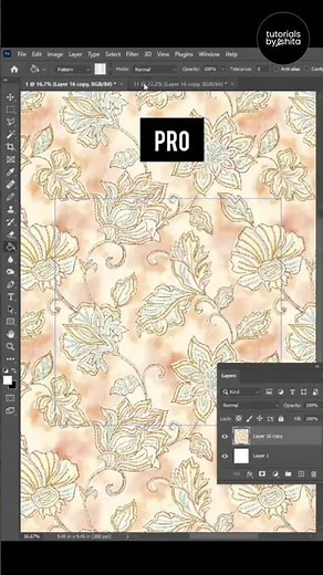 How to create pattern in Adobe Photoshop 💥 #photoshop