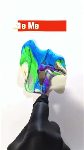 ⏮️ Can you guess what colors I mixed together ⁉️ #reverse #colormixing