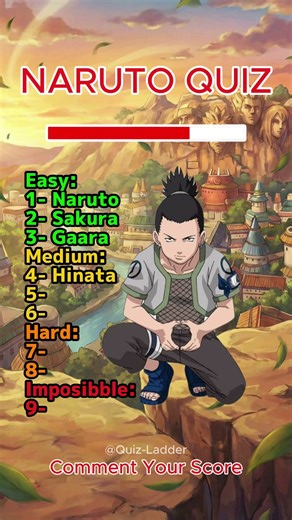 Only Real Naruto Fans Can Pass This Quiz!!!🔥🔥🔥