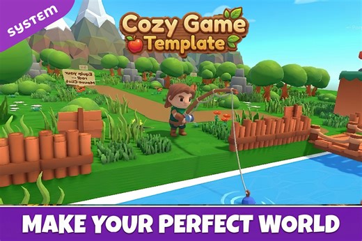 Cozy Game Template | Cozy Game/Fishing/Digging/Home Deco/RPG Template | Systems | Unity Asset Store