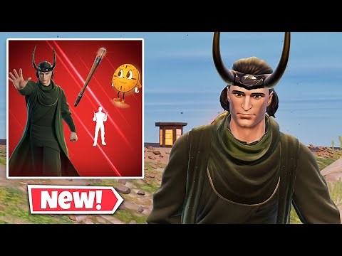 NEW LOKI GOD OF STORIES Skin Gameplay In Fortnite!