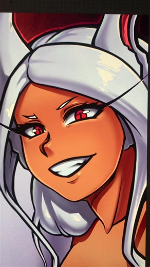 Mirko Anime Art Drawing | My Hero Academia Raven | Rabbitslides Rogue