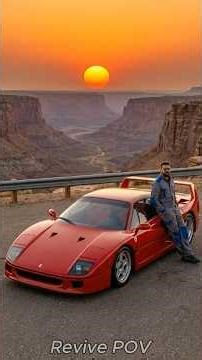 A $3 Million Ferrari F40 wrecked in the Grand Canyon 😱 The world’s most expensive restoration! 🏎️�