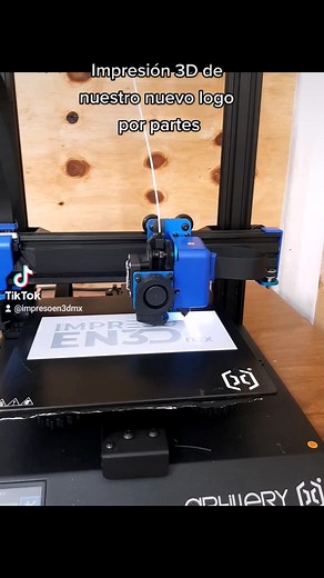 Impresión 3D de nuestro nuevo logo por partes #impresion3d #print3d | ImpresoEn3D