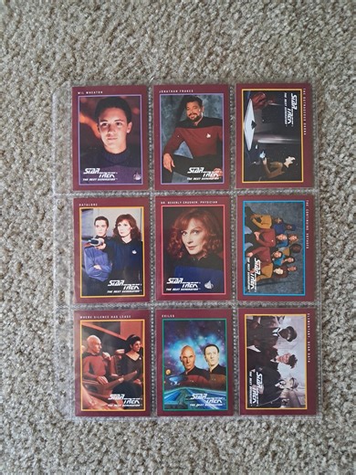 Star Trek 1991 Collector Cards 25th Anniversary 9-card Set Vintage Trading Cards Sci-fi - Etsy