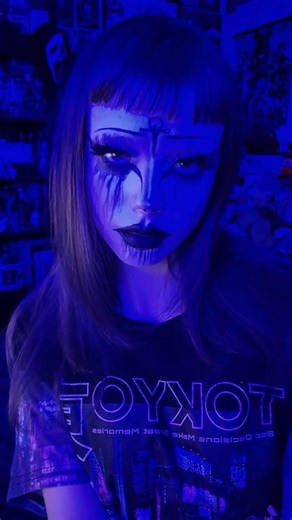 Crying makeup tut 🖤 #goth #gothmakeup #makeuptutorial #tutorial #tradgoth #gothic #gothstyle