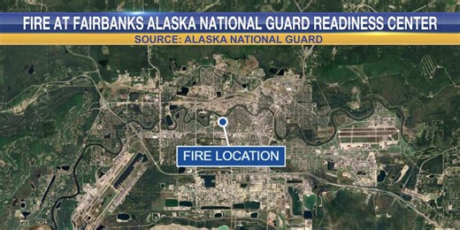 Fire at Fairbanks Alaska National Guard Readiness Center causes significant damage