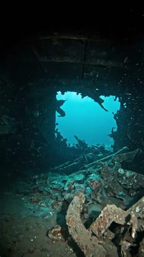 “Titanic’s Deepest Room — Almost Completely Crushed” #titanic #history #underwater #deepsea