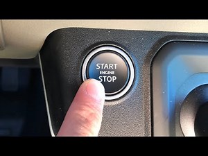 What HAPPENS if you PRESS and HOLD the start/stop button while driving?