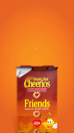 Limited Edition heart shaped Cheerios are back – and can help lower cholesterol* as part of a heart healthy diet.*Three grams of soluble fiber daily from whole grain oat foods, like Cheerios cereal, in a diet low in saturated fat and cholesterol, may reduce the risk of heart disease. Specially marked Cheerios varieties provide .75 grams per serving. | Cheerios