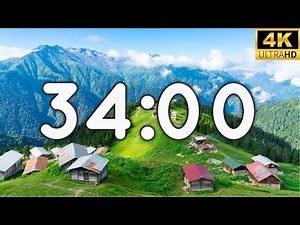 34 Minute Timer ⏱️ Countdown with Alarm (No Ads)