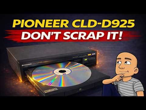 Saving This Legendary Laserdisc Player From The Scrap Heap - Pioneer CLD-D925 Belt replacement
