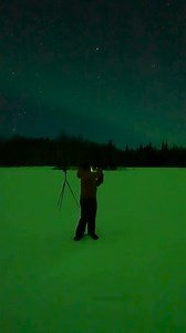 What does it mean when the ground starts turning green in Fairbanks, Alaska? Look up! | Vincent Ledvina - 'The Aurora Guy'