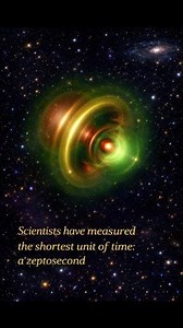 👉Scientists have measured the shortest time interval ever recorded: 247 zeptoseconds — the time it takes a particle of light (a photon) to pass across a hydrogen molecule. To put that in numbers, that’s 0.000000000000000000247 seconds. A zeptosecond is one trillionth of a billionth of a second. At this scale, even light — the fastest thing in the universe — moves only a tiny fraction of an atom’s width. For perspective, one second contains as many zeptoseconds as 31.7 trillion years contain sec