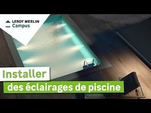 How to install and manage pool lighting? Leroy Merlin