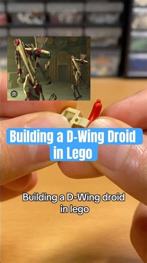 Building the D-Wing Droid in Lego #lego #starwars #legomoc #legostarwars