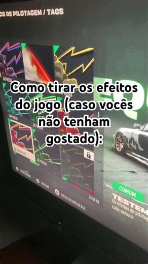 Como remover os efeitos cartunescos do NFS Unbound #shorts #realista