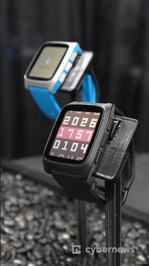 The Latest Pebble Smart Watch at CES 2026 - Pebble Round 2 #shorts