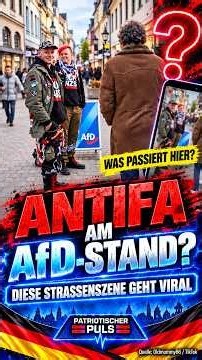 ANATIFA at the AfD stand #afd #Reden #antifa