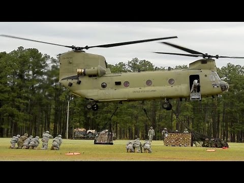 CH-47 Chinook Helicopters Sling Load
