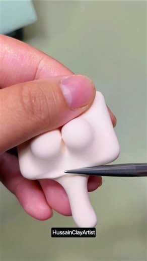 Cute Girl Clay Art: benefits of making mini characters at home Part 1 #shorts #viral #girl