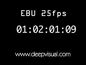5 mins of EBU LTC to use in conjunction with Clockit Timecode App