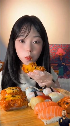 “Juicy Spring Rolls 🥢 with Turkey Noodles 🍜 & Sushi Feast 🍣 | Mukbang ASMR”