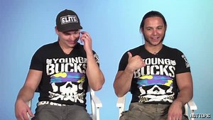 Matt and Nick Jackson, aka Young Bucks, stopped by the HT Studios to answer some questions… and teach some of our employees how to throw a superkick. Because why not?! Check it out. http://hottopic.me/6ANhSo | Hot Topic