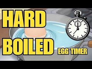 EGG TIMER for perfect HARD BOILED centre