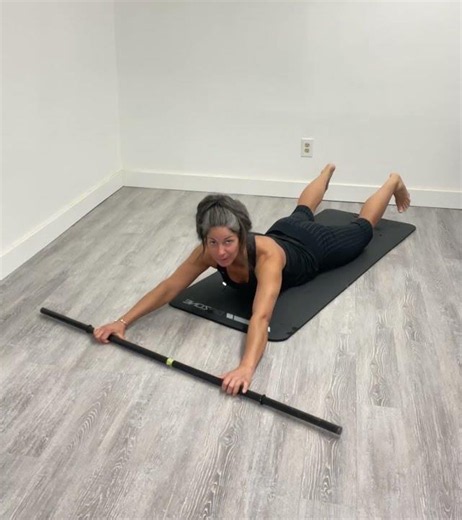 Weighted bar superman with alternating row!