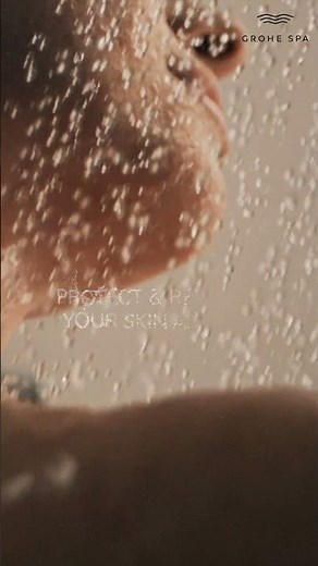 Discover the beauty of purified water! 🚿✨ Introducing the GROHE Rainshower Aqua Pure