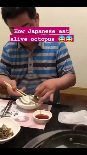 12K views · 110 reactions | How Japanese eat alive octopus  unbelievable to watch  #octopus #seafood #japanesefood #viral #usa | Seafood Heaven | Facebook