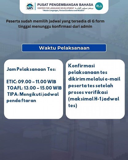 Mau Daftar Tes Bahasa PPB UIN Jakarta? Simak Prosedurnya!