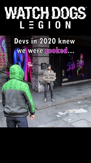 Somehow They knew #gaming #watchdogslegion #cooked