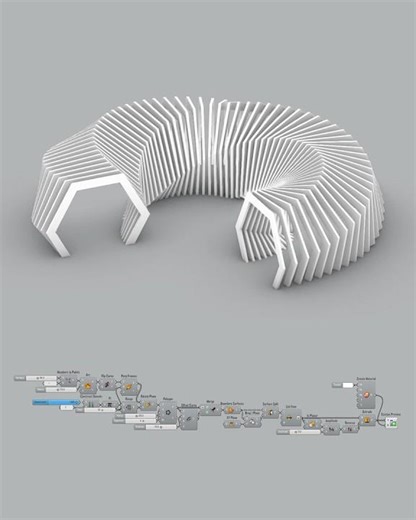 Arc-Based Polygon Rotation | Rhino Grasshopper