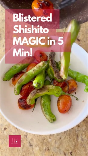 5-Minute Blistered Shishito Peppers 🔥 Quick & Crispy Snack!