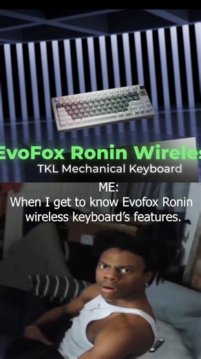 EvoFox Gaming | EvoFox Ronin Wireless Mechanical Keyboard – Ultimate Performance, Exceptional Design Features- Gasket Structure- Crafted with 9 layers for... | Instagram