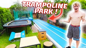 Turning My Backyard Into a Trampoline Park Adventure