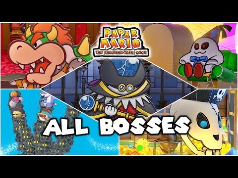 All Boss Fights - Paper Mario The Thousand Year Door