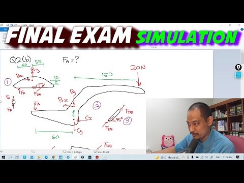 Statics Final Exam Simulation (2nd sample)