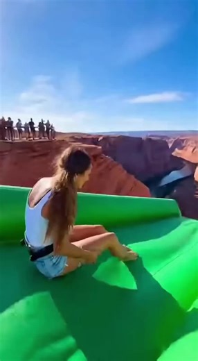Ultra-steep slide #sora #water #waterslide #waterpark #nightmare