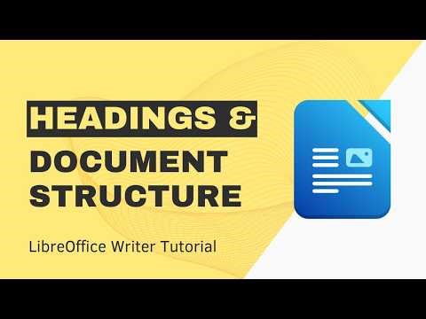 Headings and Document Structure | LibreOffice Writer Tutorial for Beginners
