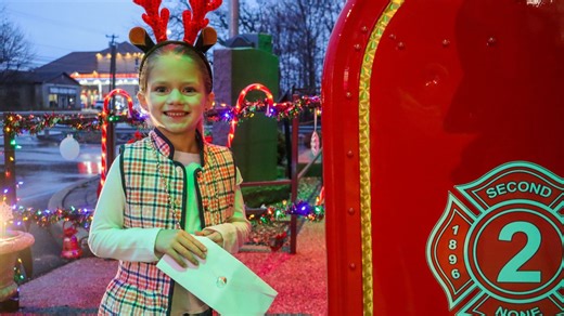 This South Jersey fire station has a mailbox ready to receive letters for Santa