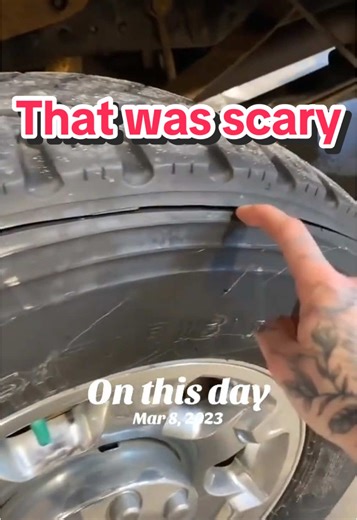 Close Call with a Tire Explosion at Work
