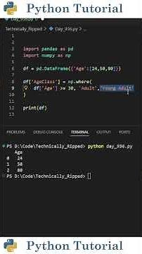 Creating New Pandas Columns with Numpy | Python Tutorial