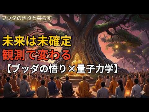 ブッダの教え｜ブッダと量子力学の共通点｜なぜ未来は決まっていないのか【仏教と科学の一致】未来は存在していない