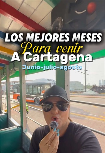 Los mejores meses para venir a Cartagena! #fyp #cartagena #turismo #viralvideo #playa