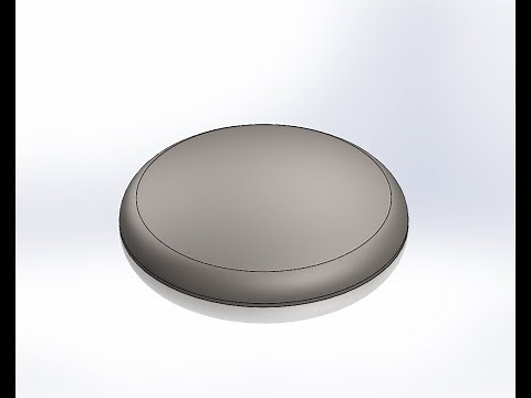 How to model a Torispherical dish head using SOLIDWORKS
