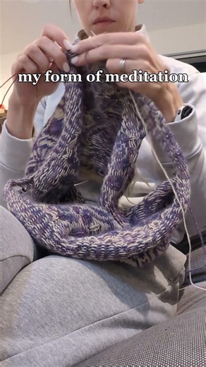 This sweater is my form of meditation